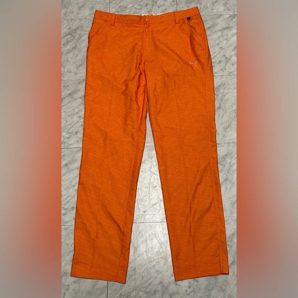 Puma Men’s Golf Pants Cell Pants Orange 36x34
